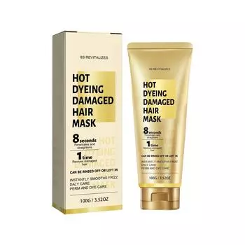 Крем для волос с кератином восстанавливает поврежденные волосы и уменьшает пушистость. Крем для разглаживания волос наносится на поврежденные волосы. белый