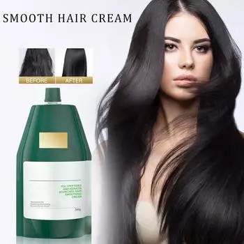 Крем для волос с пептидным кератином. Увлажняющий крем с пептидами и кератином. Гладкий уход за волосами и разглаживание секущихся кончиков.1 шт. One Size