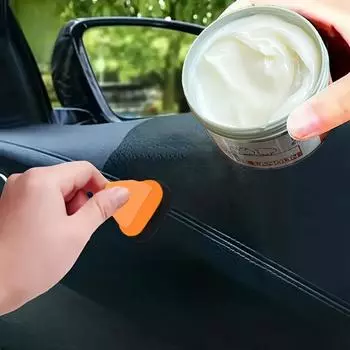 Крем для восстановления искусственной кожи и пластика, ремонт царапин и питательный полироль для салона автомобиля, восстанавливает блеск и защищает поверхности автомобиля