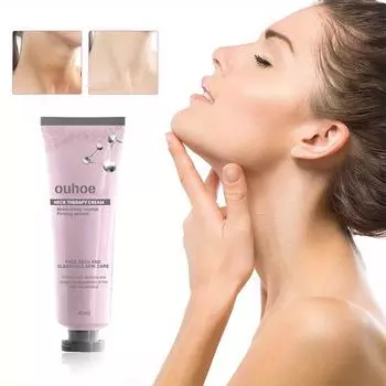 Крем для восстановления шеи с коллагеном подтягивает и подтягивает кожу, уменьшает морщины на шее, обеспечивает увлажнение и красивый уход за шеей. 40ml