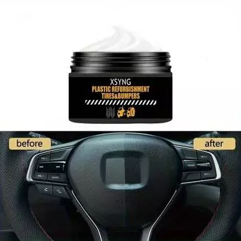 Крем для восстановления шин - Восстанавливающий уход за пластиковыми деталями и резиновыми полосами для защиты автомобильных шин, бамперов, рулевых колес и деталей двигателя 5G