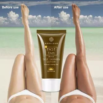 Крем для загара для тела и лица, автозагар, крем для искусственного загара, солярий, тональный крем, бронзатор, питательный лосьон, уход за кожей 50ml