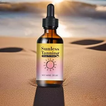 Крем для загара для тела Tanning Sunbath Sunless Skin Color Tanning Drops 60 мл One Size розовый