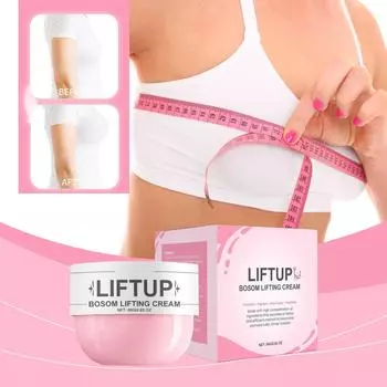 Крем для женской подтяжки груди Firming Breasts быстро подтягивает и омолаживает, предотвращая провисание и укрепляя грудь розовый