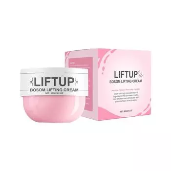 Крем для женской подтяжки груди Firming Breasts быстро подтягивает и омолаживает, предотвращая провисание и укрепляя грудь розовый