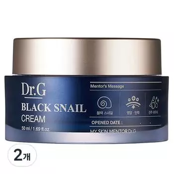 Крем-дуэт Dr.G Black Snail, 50 мл, 2 шт.