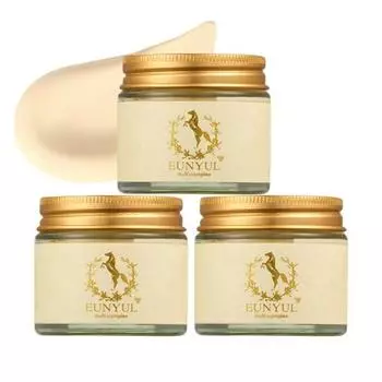 Крем Eunyul Horse Oil, 70г, 3 шт. Популярная корейская косметика