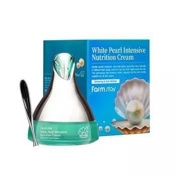 Крем Farmstay White Pearl Intensive Nutrition 50 г Увлажнение Осветление Питательный