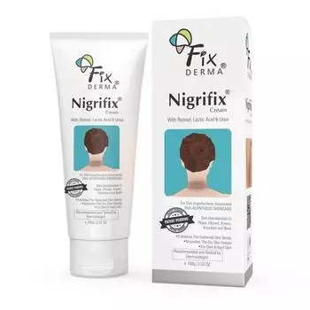 Крем Fixderma Nigrifix от акантоза Nigricans | Для темных участков тела, таких как шея, суставы пальцев, подмышки, лодыжки, бедра, локти | Отшелушивающее средство - 100 г