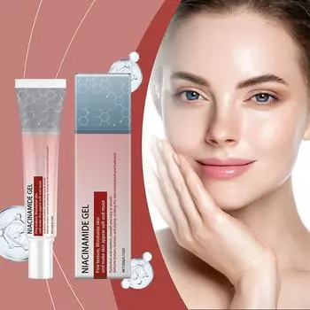 Крем-гель с ниацинамидом, увлажняющие средства для лица и увлажняющие средства, придающие коже более здоровый вид, 20 г белый