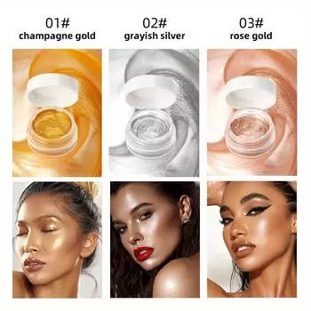 Крем-хайлайтер Flash Highlighter, натуральный жемчужный контур лица, осветление и контурирование тела