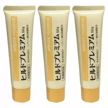 Крем Hirudo Premium с гепарином, аналогичное вещество, лечебный, рецепт не требуется, 50 г (3 куска)