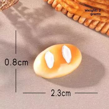 Крем Имитация Еды Хлеб Круассаны И Булочки с Ананасом Смола Украшение для Подарка Baguette