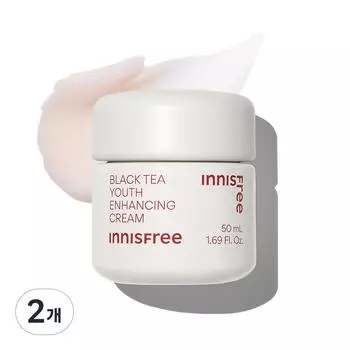 Крем Innisfree New Black Tea Youth Enhancing Elasticity, 50 мл, 2 шт.