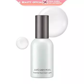 Крем JUNGSAEMMOOL Essential Mool Cream Light 50 мл с ферментированным экстрактом жемчуга обеспечивает отличную впитываемость, укрепляет кожу и предотвращает потерю влаги.
