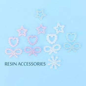 Крем-клей-капля DIY аксессуары для телефонов: Снежинка, бант, сердце, звезда See Image for Size