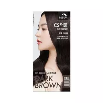 Крем-краска для волос Flowers CS Ink Premium, N3 (30) Black Brown, 1 корейский уход за волосами