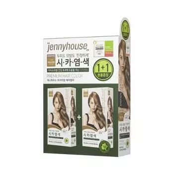 Крем-краска для волос Jenny House Premium 1+1, специальное предложение, выберите 1 из 4 типов Black 1+1 Planning