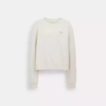 Крем-крем Coach Garment Dye Crewneck