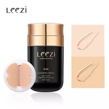 Крем-кушон для лица Leezi BB-крем, консилер, осветляющий легкий увлажняющий крем, не оставляющий торта порошок 01