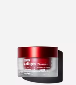 Крем-лифтинг Medi-Peel Retinol Collagen 50 мл, Подтяжка кожи, Антивозрастной, Увлажнение, Корейская косметика, Kbeauty, образец