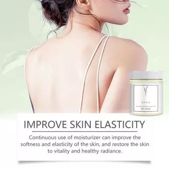 Крем-масло для тела с магнием для облегчения невропатии 114 г. Увлажняющий крем с маслом ши для сухой кожи, успокаивающий и разглаживающий крем для тела белый