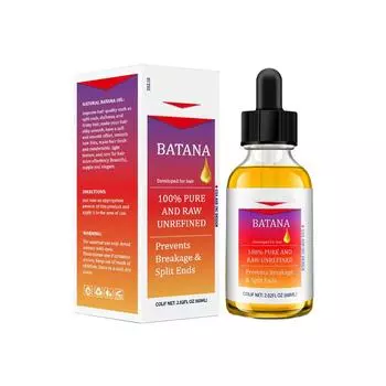 Крем-масло для ухода за волосами Batana 60 мл Питательный и плотный уход за волосами жёлтый