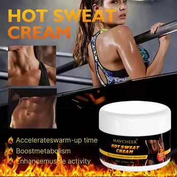 Крем MAYCHEER Hot Sweat Cream способствует укреплению кожи и формированию подтянутой фигуры во время занятий спортом. null