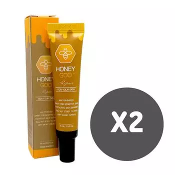 Крем-мазь Honey Goo Repair 15 мл для полуперманентного ухода за мини-татуировками x 2