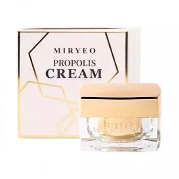 Крем MIRYEO Propolis Cream - 50 мл, многофункциональный, восстанавливающий, антивозрастной, увлажняющий, корейская косметика, Kbeauty, образец
