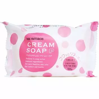 Крем-мыло Pax Naturon P с ароматом белого персика 100 г Кусковое мыло из натурального органического сырья Taiyo Yushi без добавок 100%