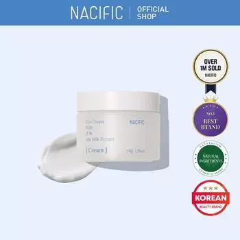 [NACIFIC] [КУПИТЬ 1 ПОЛУЧИТЬ 1] Крем Uyu Cream (50г), Экстракт молока, Увлажнение, Мягкое впитывание белый