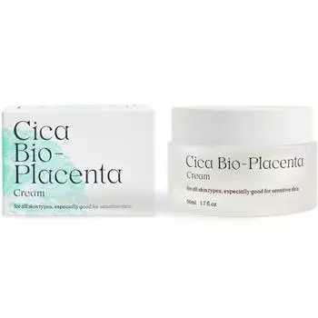 Крем Natural Derma Project Cica Bio Placenta, 50 мл, 1 шт. Популярная корейская косметика