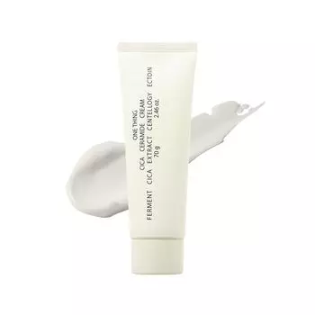 Крем ONE THING CICA Ceramide 70 г Веганский Внутренний Сухой Чувствительной Кожи Эластичность Увлажнение Эктоин Липосома Увлажняющий Крем CICA Ceramide Все Сезоны