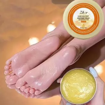 Крем от потрескавшихся пяток и стоп, от шелушений и сухости. Увлажнение и увлажнение кожи для устранения сухих морщин 1-Pack