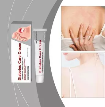 Крем от пролежней с травяными ингредиентами для облегчения диабетических кожных инфекций One Size