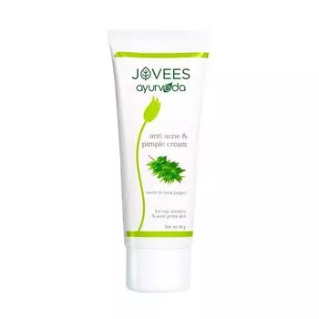Крем от прыщей с Нимом и Перцем (60 г), Anti Acne & Pimple Cream Neem & Long Pepper, Jovees Ayurveda 10.625