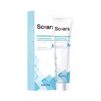 Крем от шрамов, гель для ремонта шрамов, следы от шрамов от прыщей, осветляющие прыщи после загара, крем для удаления рубцов, травяной крем для восстановления шрамов, 20 мл One Size синий