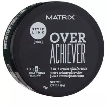 Крем-паста-воск Matrix Style Link Over Achiever 3-в-1 Cream Paste Wax 4, 49г, 1 шт., Лучшие мужские средства для волос из Кореи