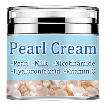 Крем Pearl -Milk -NicotinamideHyaluronic ZCID -Vitamin C для шеи и лица Отбеливающий увлажняющий осветляющий подтягивающий крем 5g