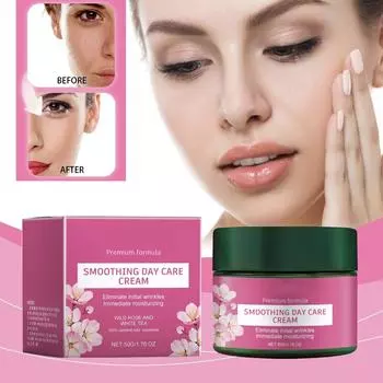 Крем питает, успокаивает и увлажняет кожу, делая ее моложе. розовый