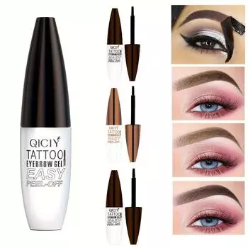 Крем-пленка для бровей, стойкий, против размазывания, водостойкий, долговечный, не так легко отваливается, крем-пленка для бровей