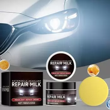Крем-полироль для фар, паста для восстановления фар, паста для восстановления фар 100 г для устранения желтизны и дымки CN