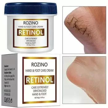 Крем против растрескивания для сухих и потрескавшихся рук и ног, восстановление и защита рук, увлажнение пяток, удаление омертвевшей кожи и увлажнение. 40g