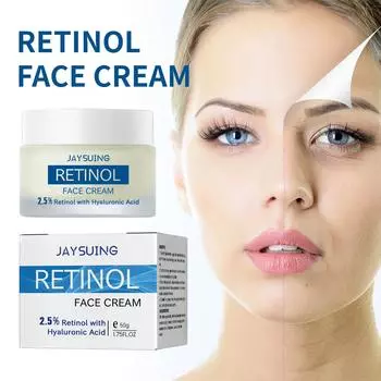 Крем против старения с ретинолом, устраняет пигментацию и мелкие морщины, подтягивает кожу лица, увлажняет и омолаживает кожу