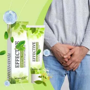 Крем против зуда, подходит для интимных зон у мужчин, с нежным, эффективным уходом за зудом и сохранением комфорта кожи One Size