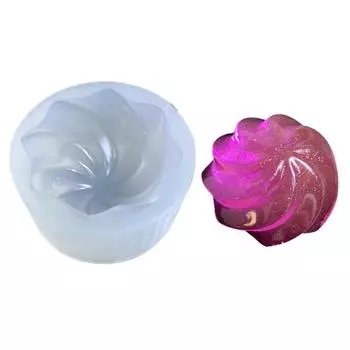 Крем-пудинг в форме свечи, силиконовая форма для настольных украшений ручной работы, гипсовая эпоксидная смола, свеча, силиконовая форма для выпечки