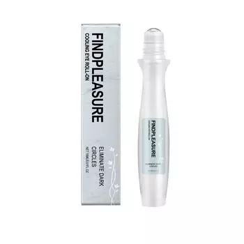 Крем-роллер для век с ниацинамидом устраняет темные круги, уменьшает мелкие морщины и подтягивает кожу15 мл белый