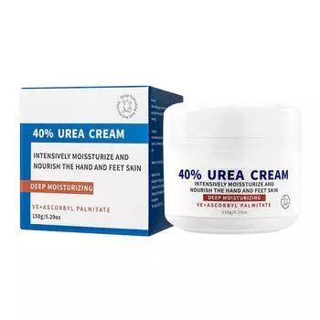 Крем с 40% мочевины, крем для рук и ног с мочевиной, подходит для сухой и потрескавшейся кожи, отшелушивает, увлажняет и гидратирует One Size