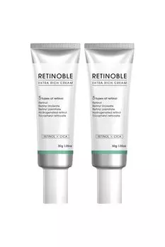 Крем с чистым ретинолом содержит RETINOBLE 5 видов ретинола Cica содержит Может использоваться для чувствительной кожи Увлажняющая гипоаллергенная упругая эссенция для кожи